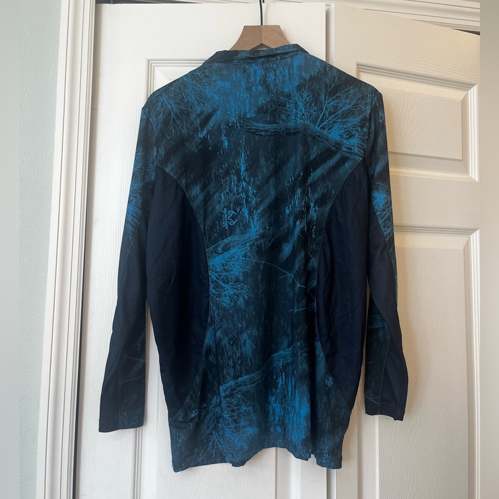 Drake real tree fishing half zip shirt - Picture 7 of 7